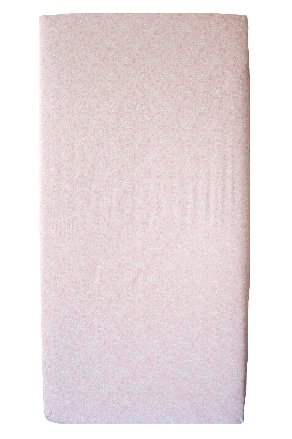 Coco & Wolf Fitted Sheet Liberty Fabric CAPEL PINK | Over The Moon