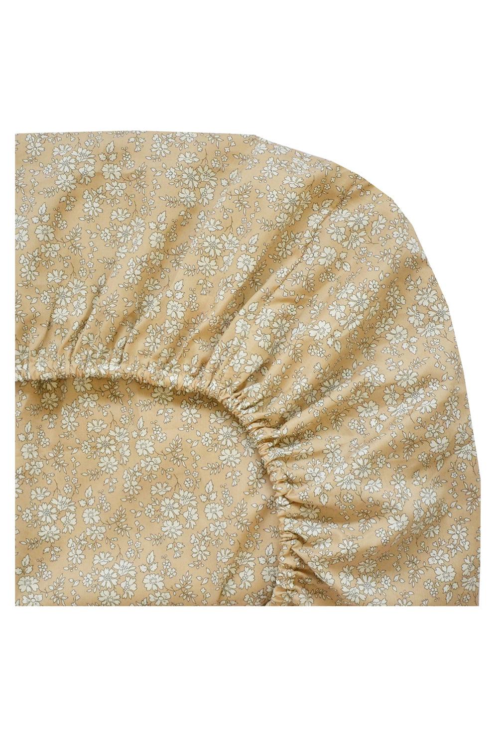 Fitted Sheet made with Liberty Fabric CAPEL TAUPE - Coco & Wolf