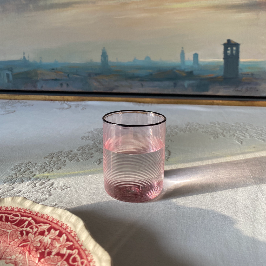 Fizzy Glasses in Rose, Set of 6