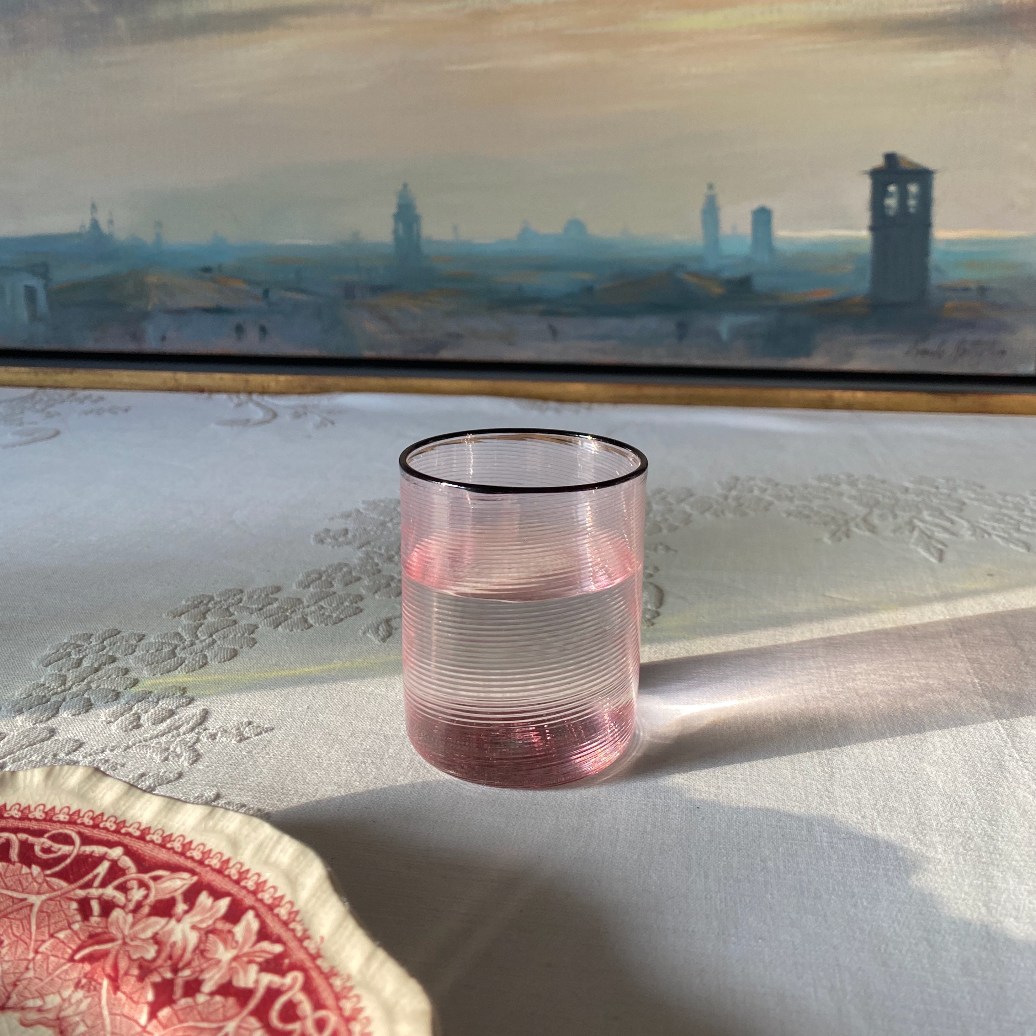 Fizzy Glasses in Rose, Set of 6