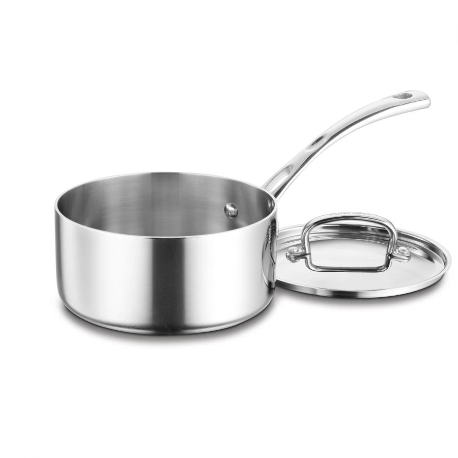 French Classic Collection 3 Quart Saucepan in Stainless Steel
