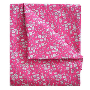 Flat Top Sheet made with Liberty Fabric CAPEL FUCHSIA - Coco & Wolf