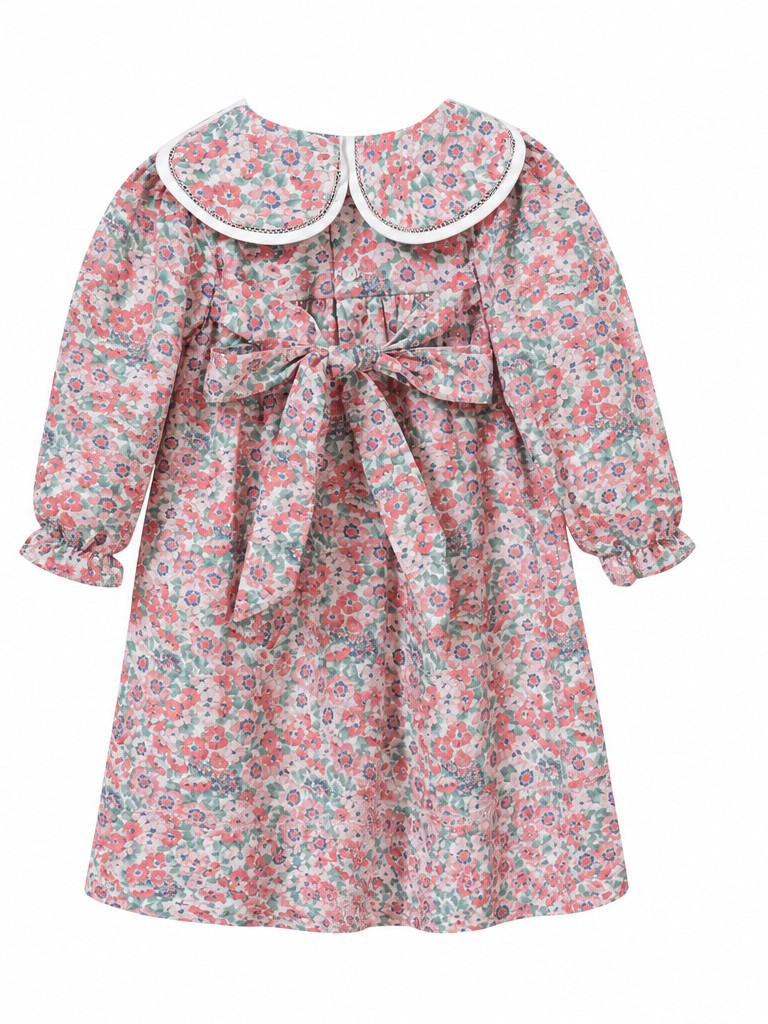 Clementine Dress in Pink Floral