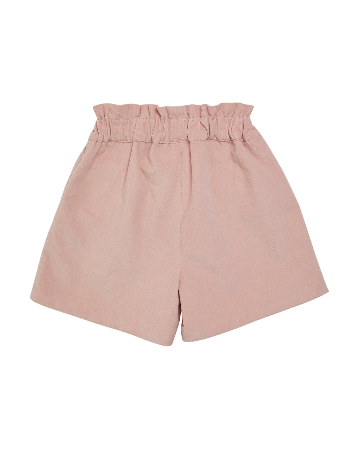 Pink shorts on a white background