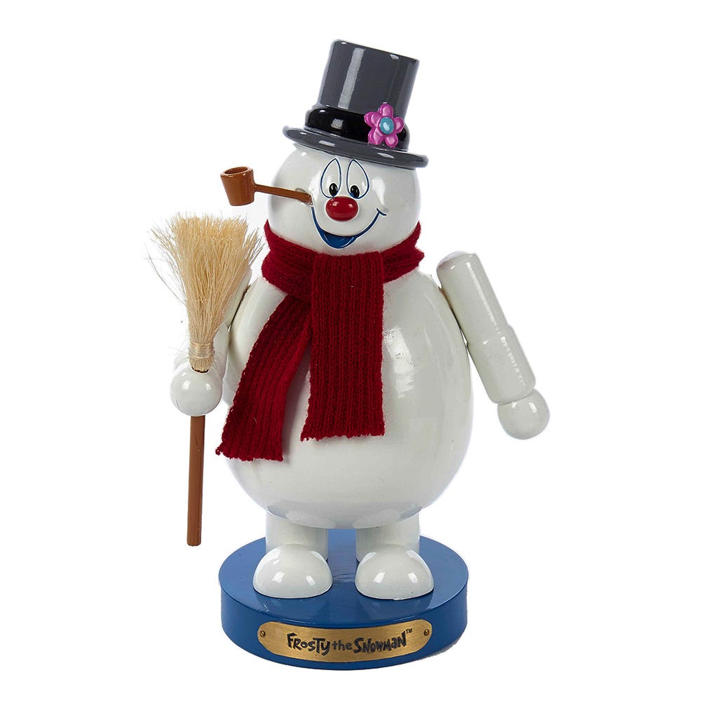 Wooden Frosty the Snowman Nutcracker
