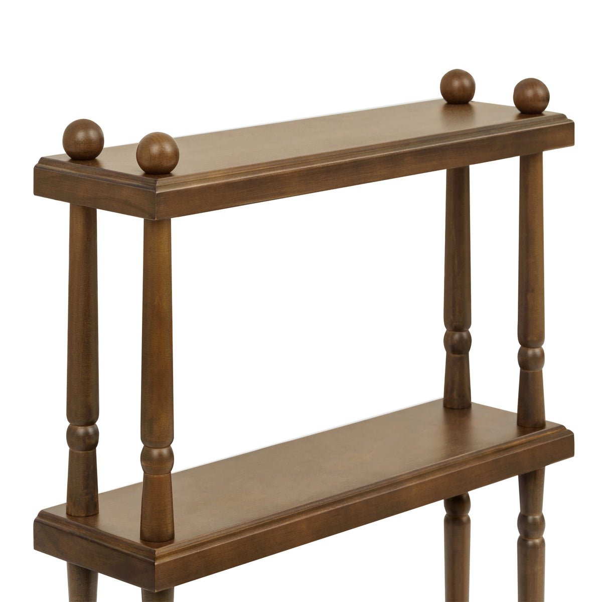 Liberty Tiered Wall Shelf in Natural Walnut