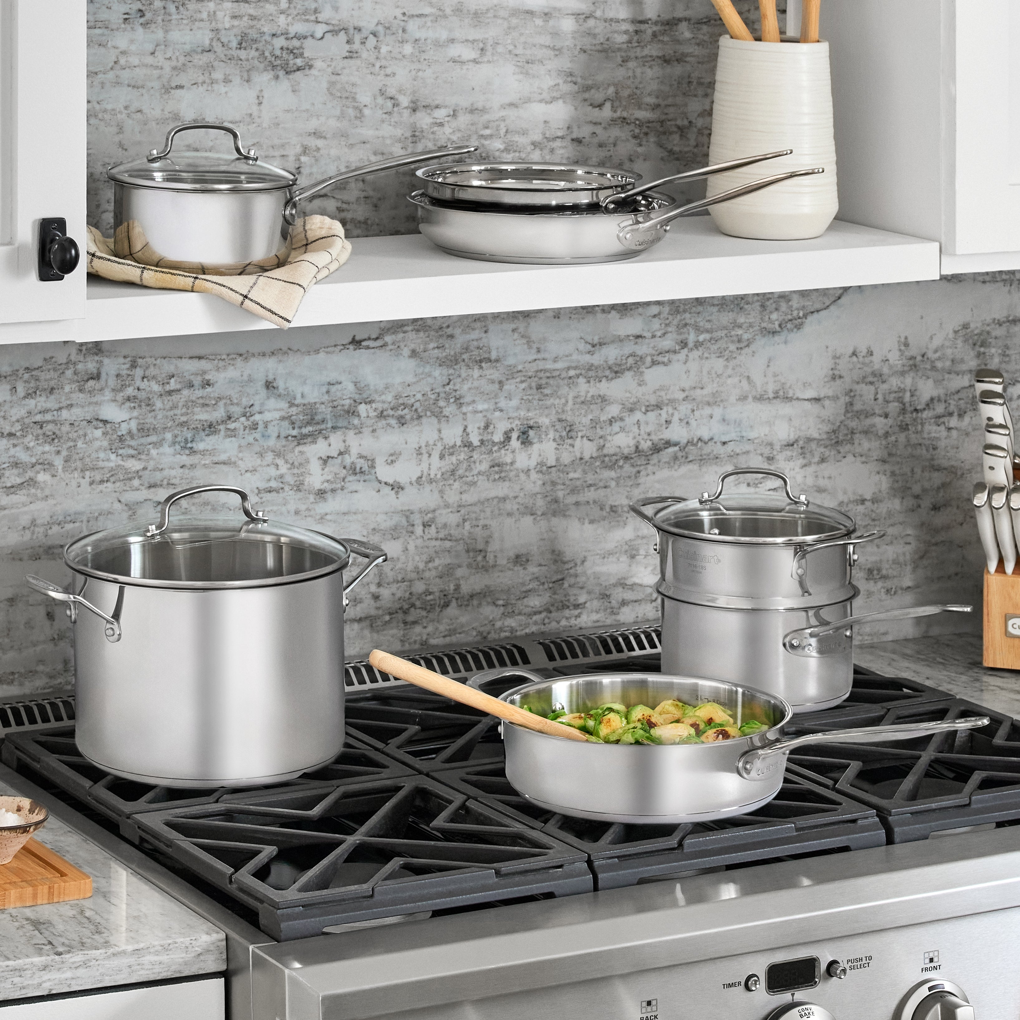 Chef's Classic® Stainless 11-Piece Set in Stainless Steel
