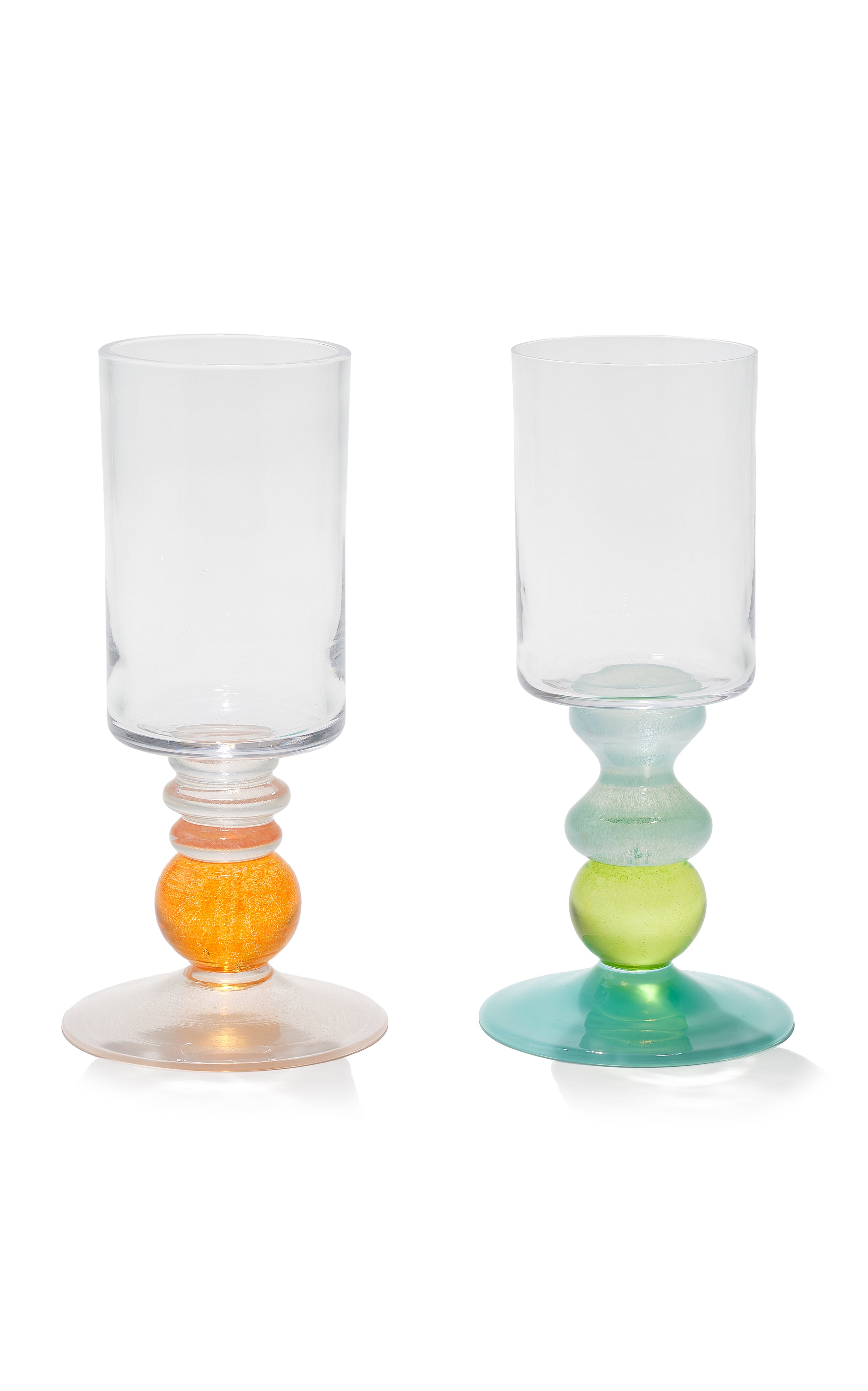 Set-Of-Two Miami Wine Glasses
