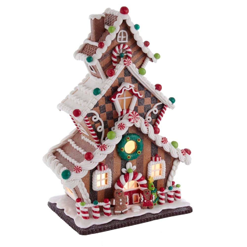 Gingerbread Cookie 3-Layered LED House