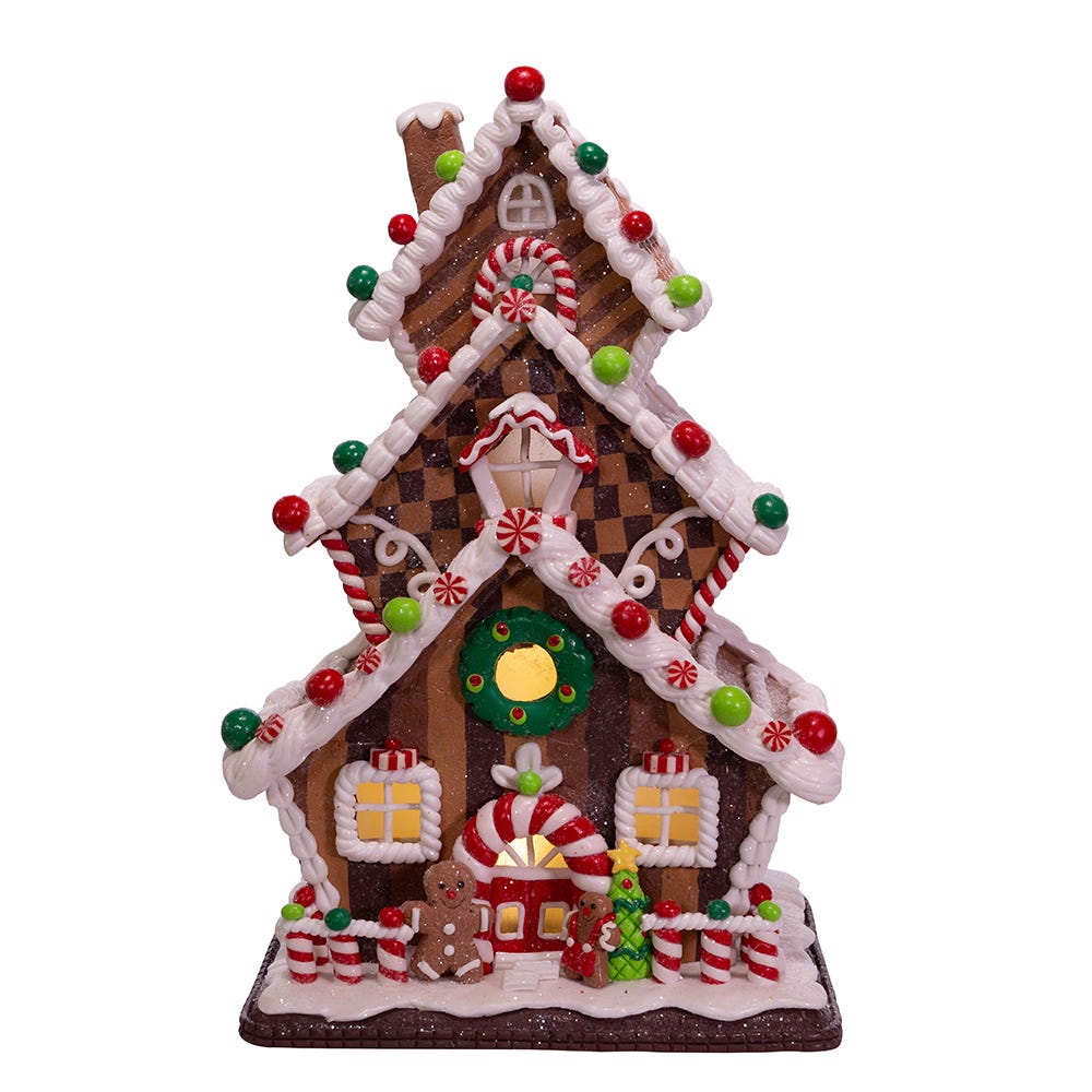 Gingerbread Cookie 3-Layered LED House