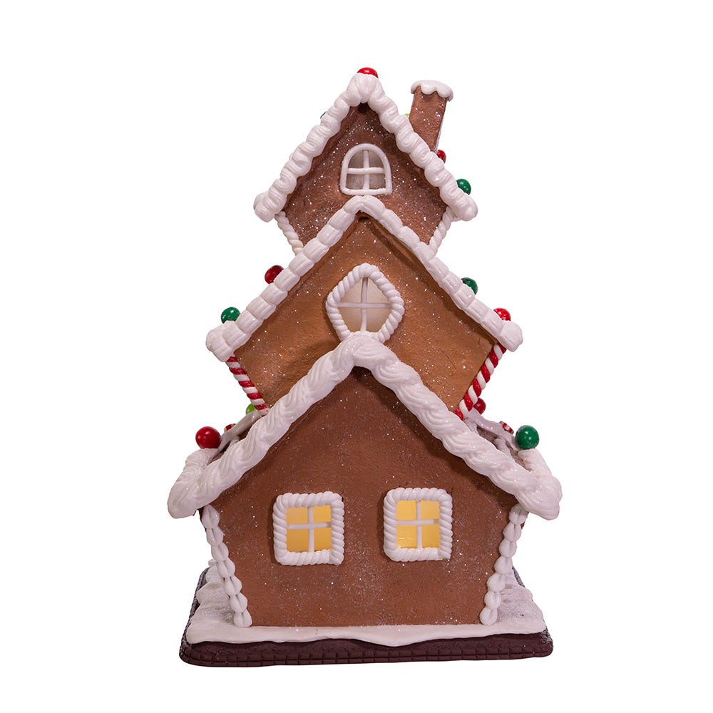 Gingerbread Cookie 3-Layered LED House