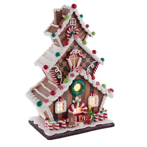 Gingerbread Cookie 3-Layered LED House