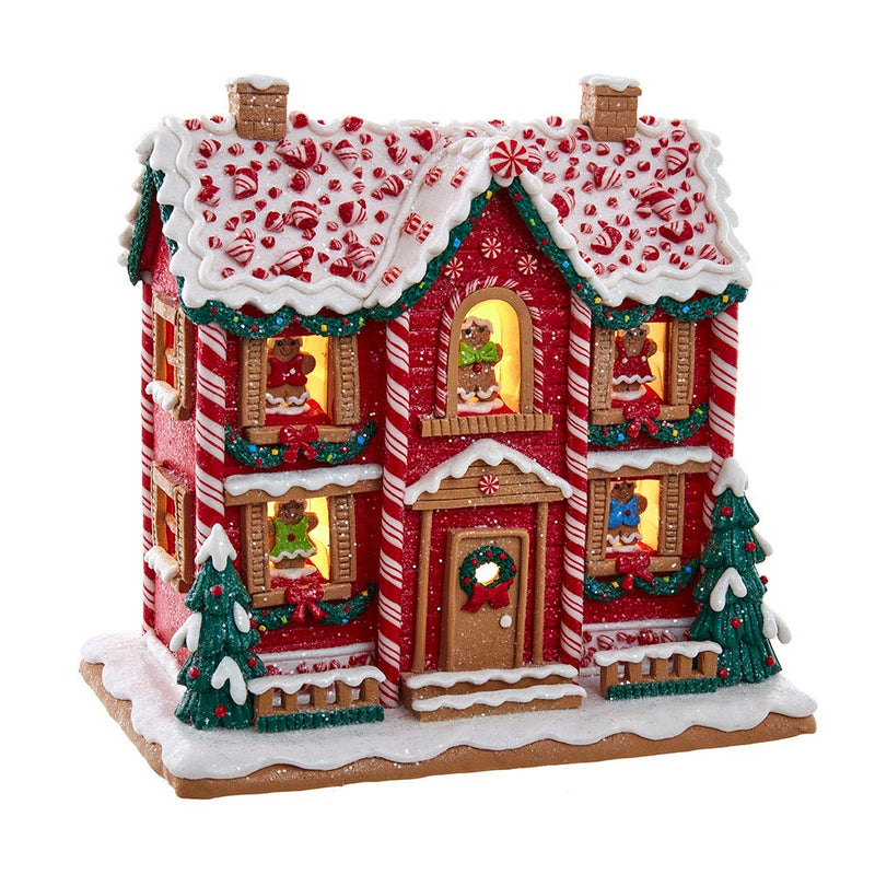Gingerbread LED House with Music Box