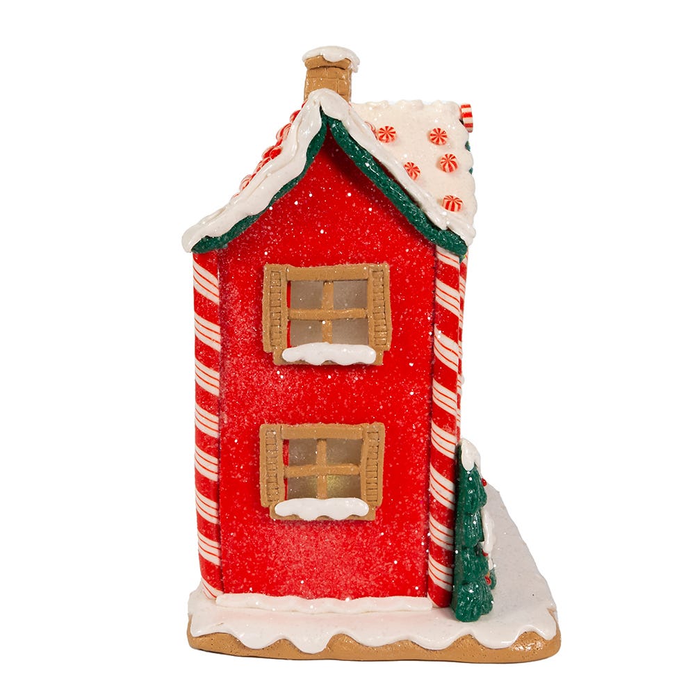 Gingerbread LED House with Music Box