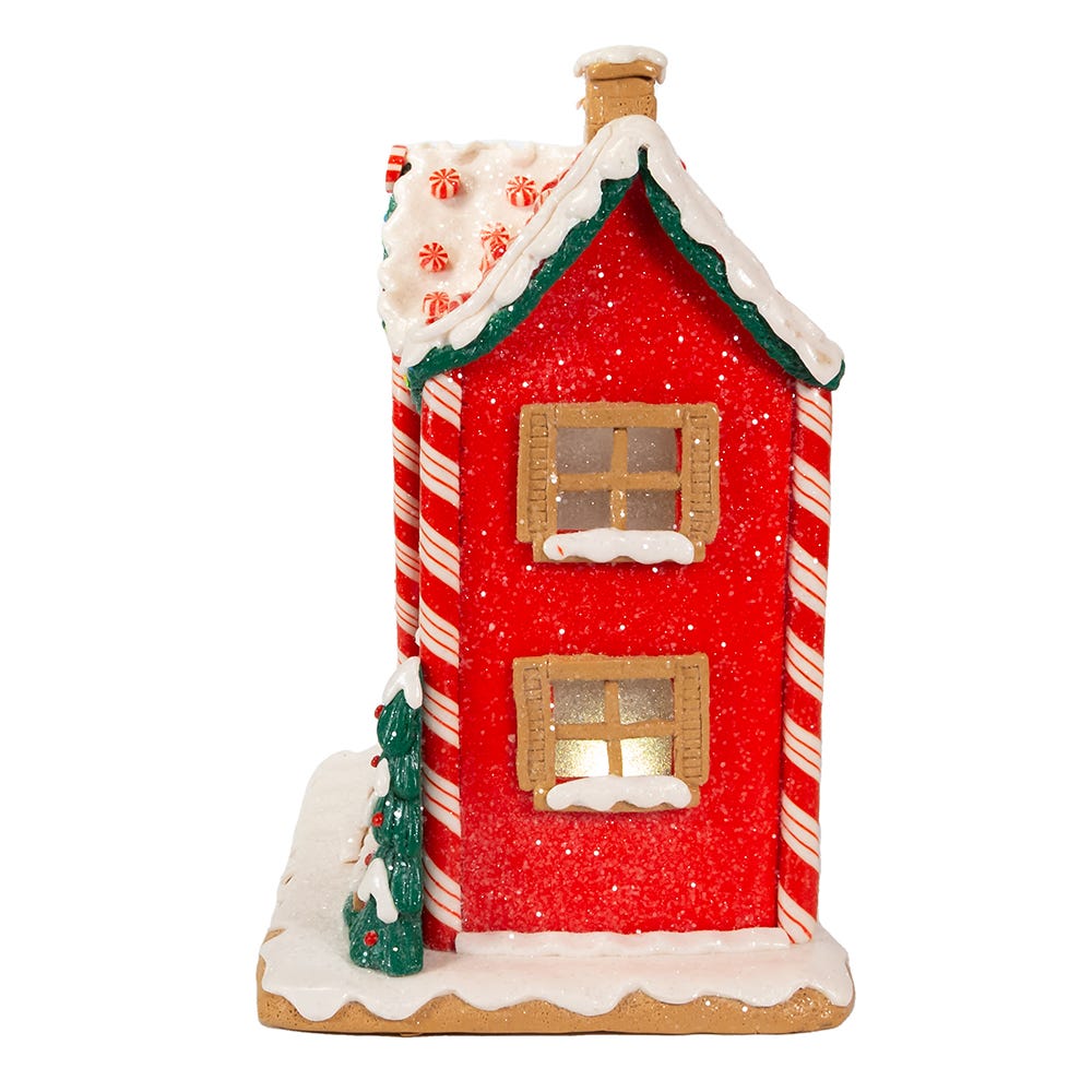 Gingerbread LED House with Music Box