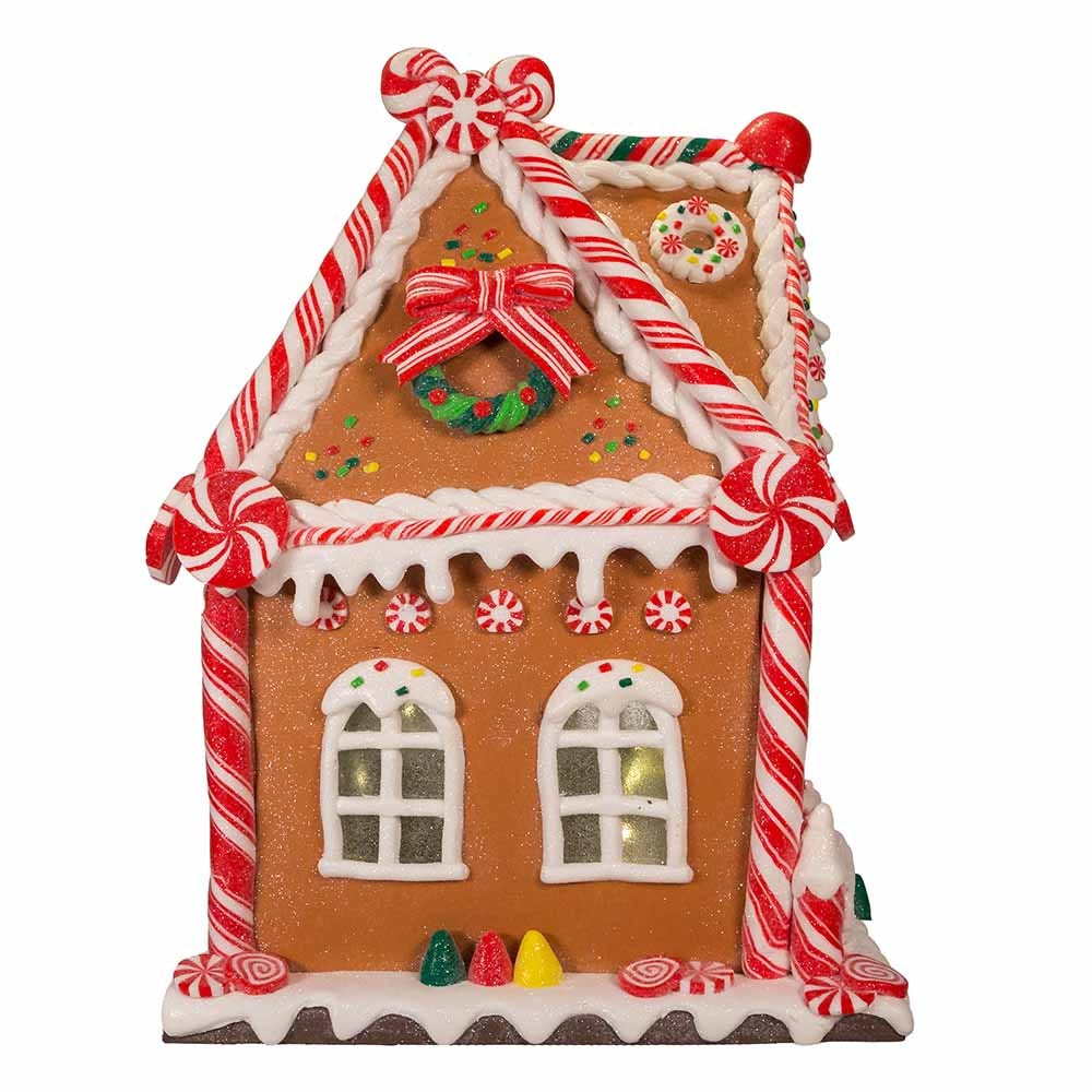 Gingerbread House with LED Light and Timer