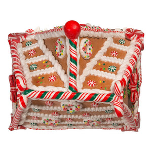 Gingerbread House with LED Light and Timer