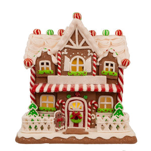 Light Up Two Floor Gingerbread House