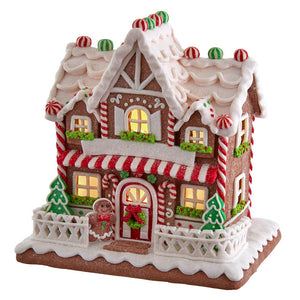 Light Up Two Floor Gingerbread House