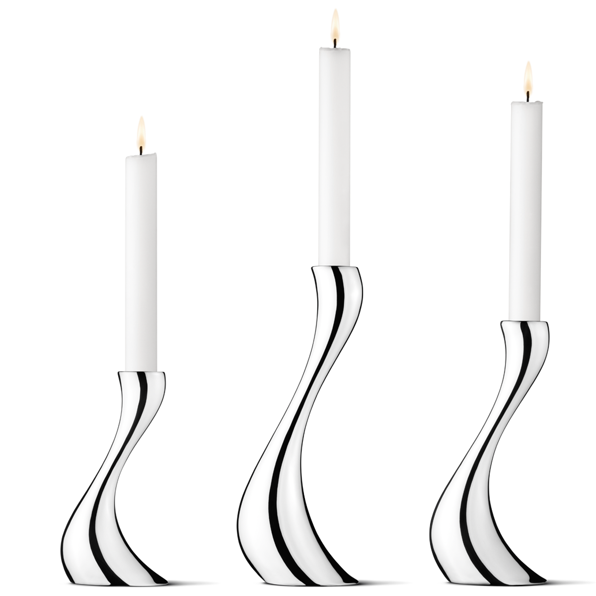 Cobra Candle Holder, Set of 3