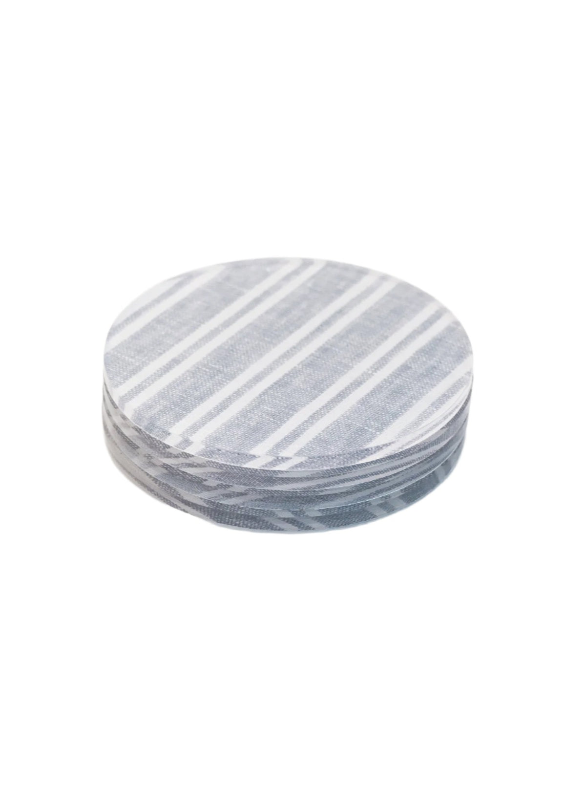 George Gray Stripe Coaster Set