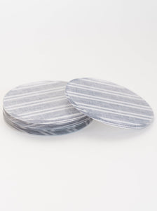 George Gray Stripe Coaster Set