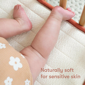 babyletto x Avocado Organic Mini Crib Mattress in White