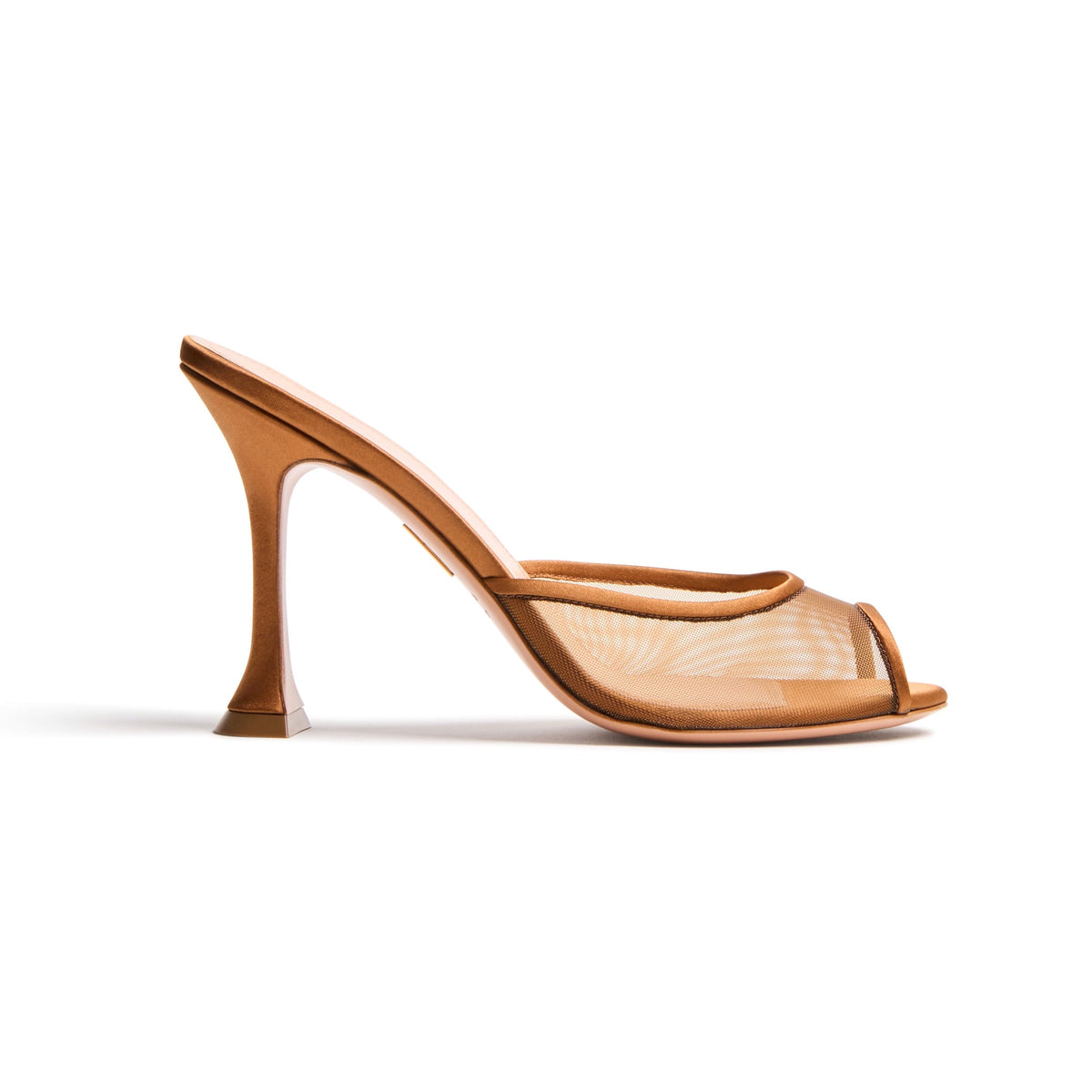 Giada Mule in Copper Satin