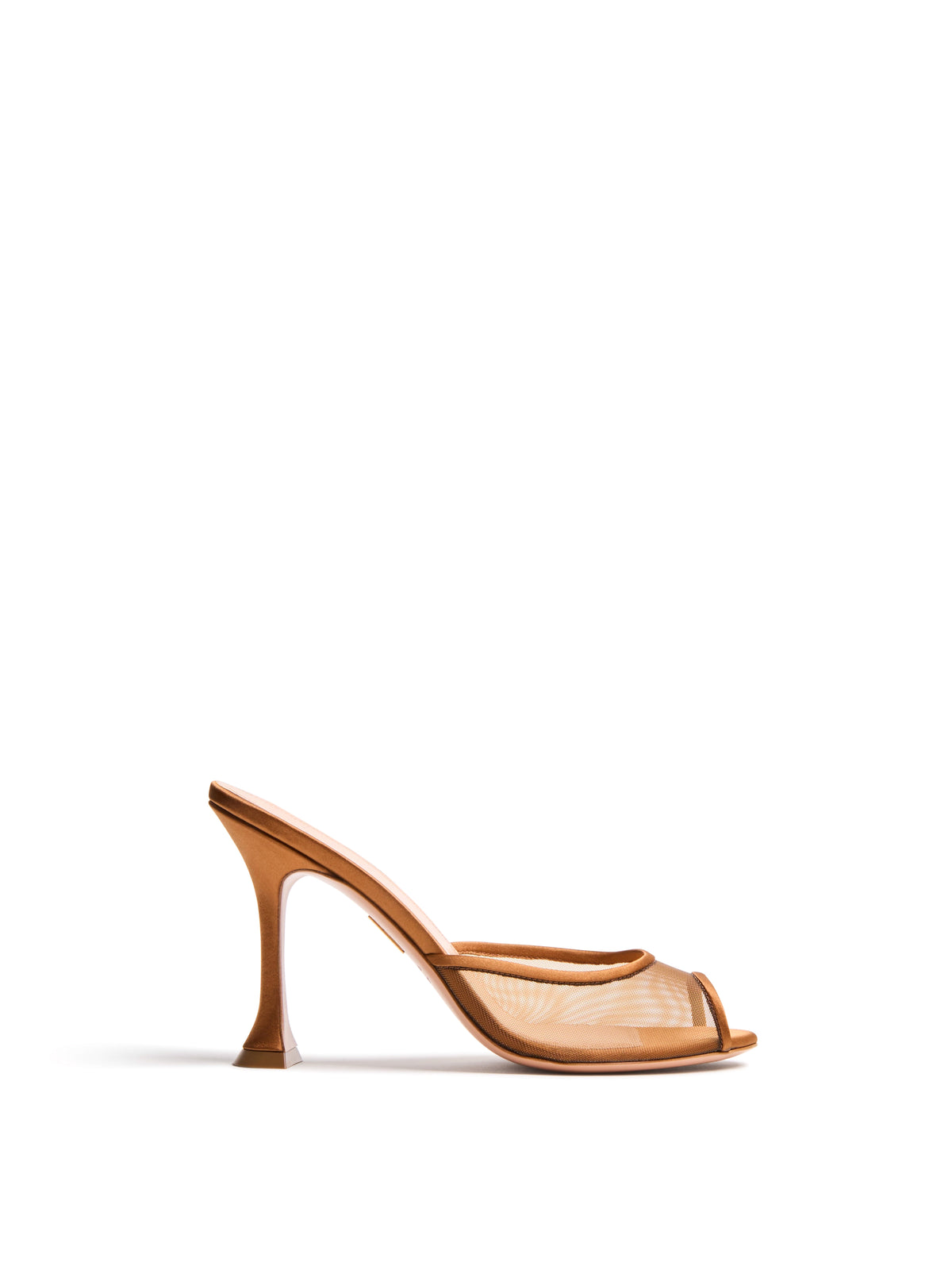 Giada Mule in Copper Satin