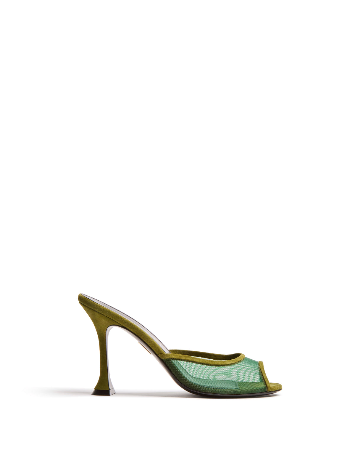 Giada Mule in Green Suede