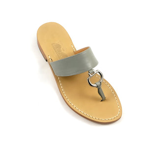 Gisele Leather Thong Sandal