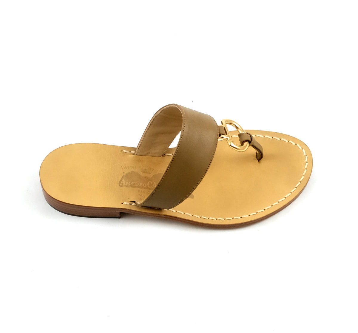 Gisele Leather Thong Sandal