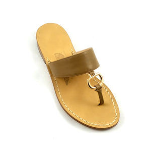 Gisele Leather Thong Sandal