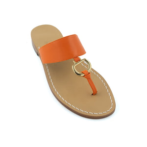 Gisele Leather Thong Sandal