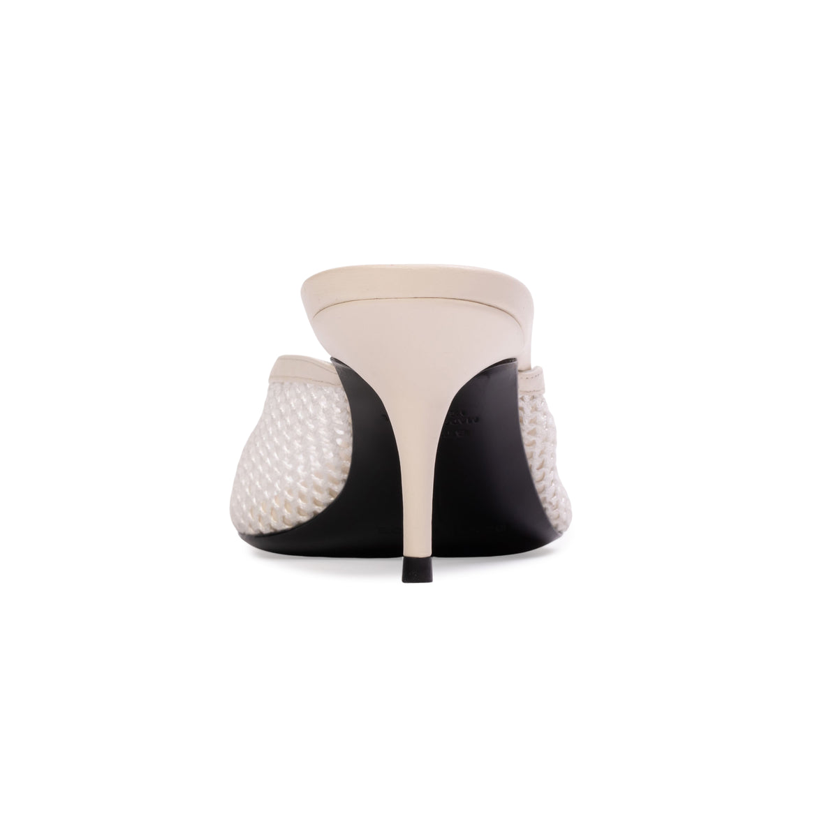 Giuly 65 Mule in Coconut Leather/Mesh
