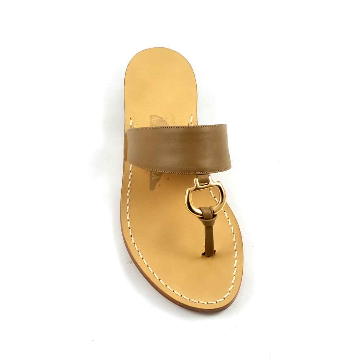 Gisele Leather Thong Sandal