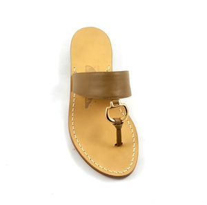 Gisele Leather Thong Sandal