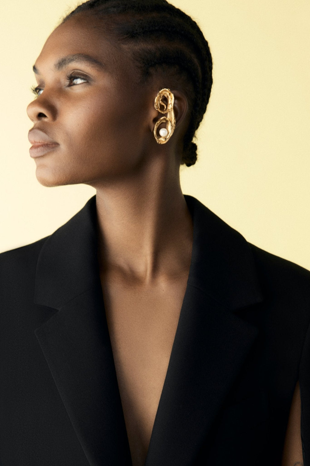 Gold Spiral Over Ear Cuff - Marina Moscone