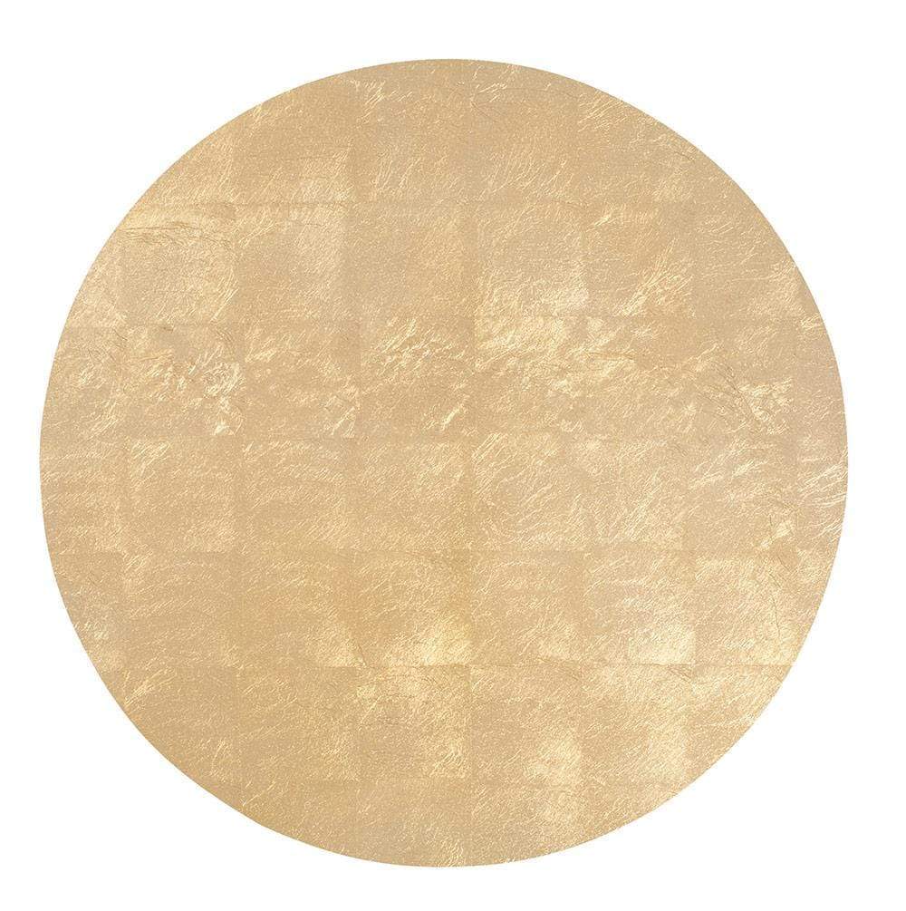 Gold Round Lacquer Placemat