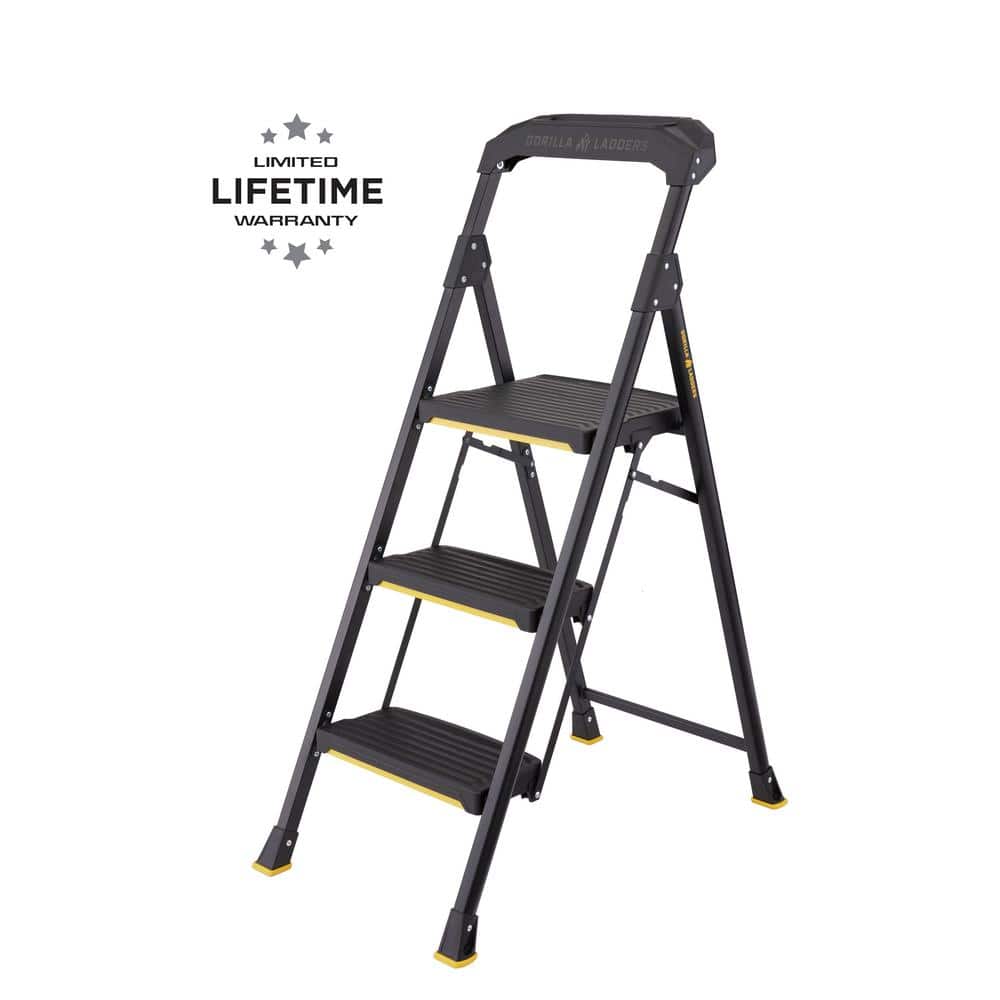 3-Step Steel Step Stool
