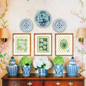 Chinoiserie Tourbillon En Vert Art Print