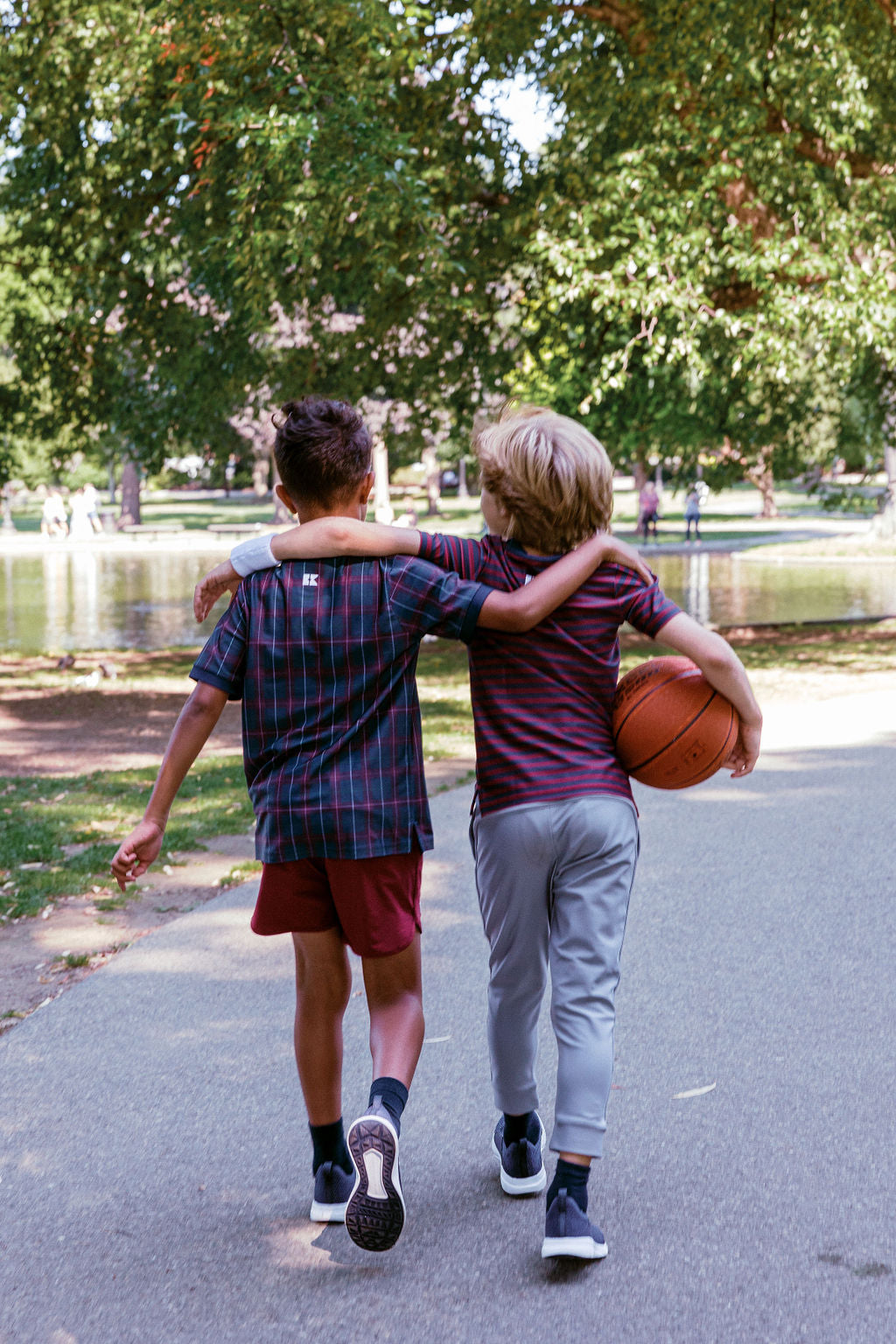 Warm-Up Joggers in Gray