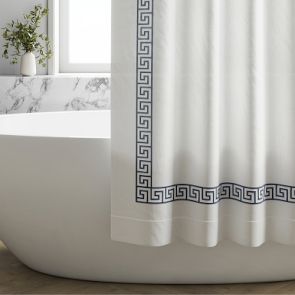 Chambers® Greek Key Shower Curtain