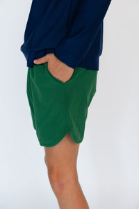 Super Shorts in Dark Green