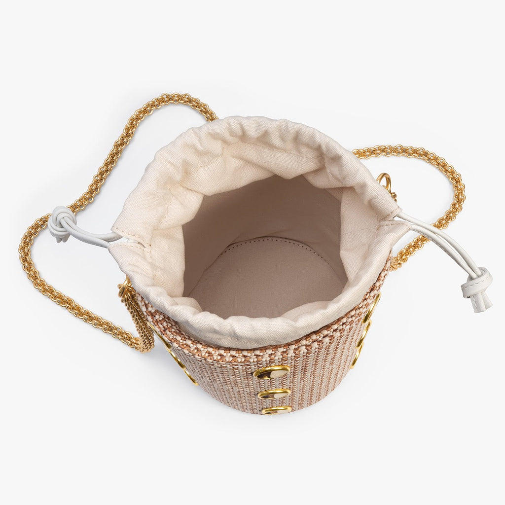 Greenwich Bucket Bag in Woven