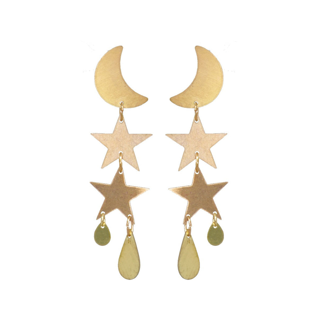 Little Gold Twilight Earrings