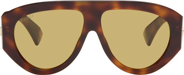 Brown Mask Frame Sunglasses