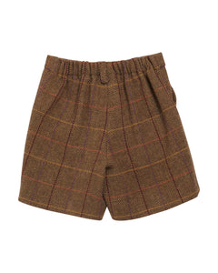 Gull Short in Brown Tweed