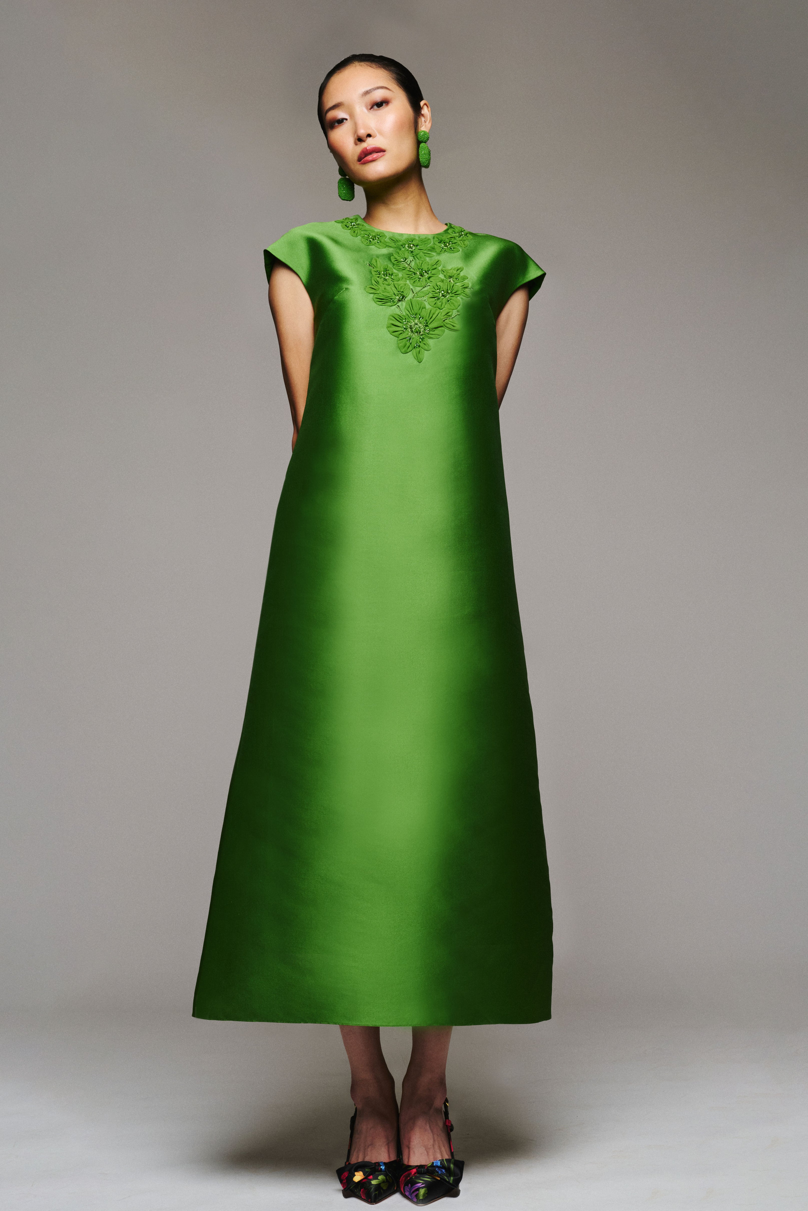 Gwendolyn Gown in Green Garnet