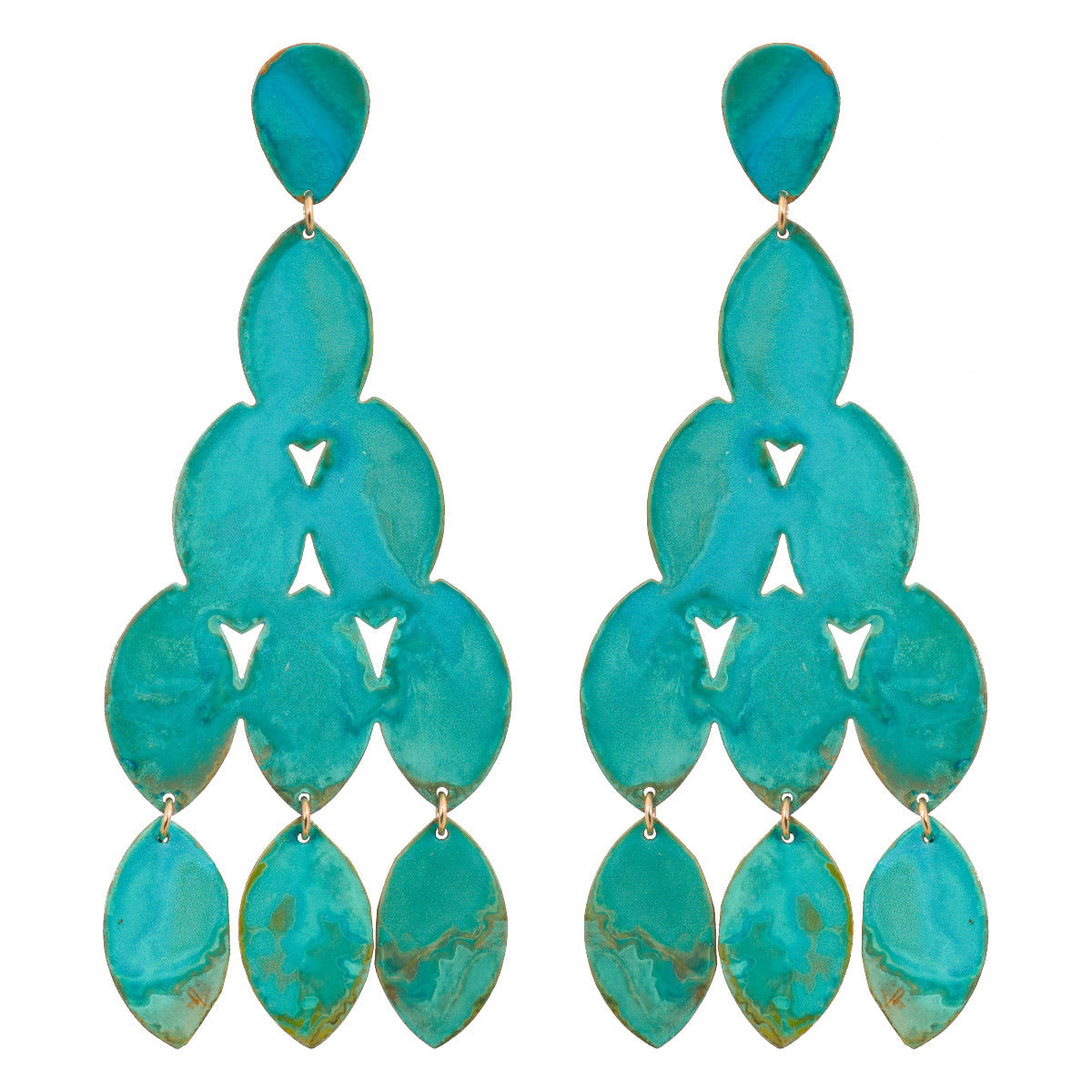 Verdigris Kiketta Earrings